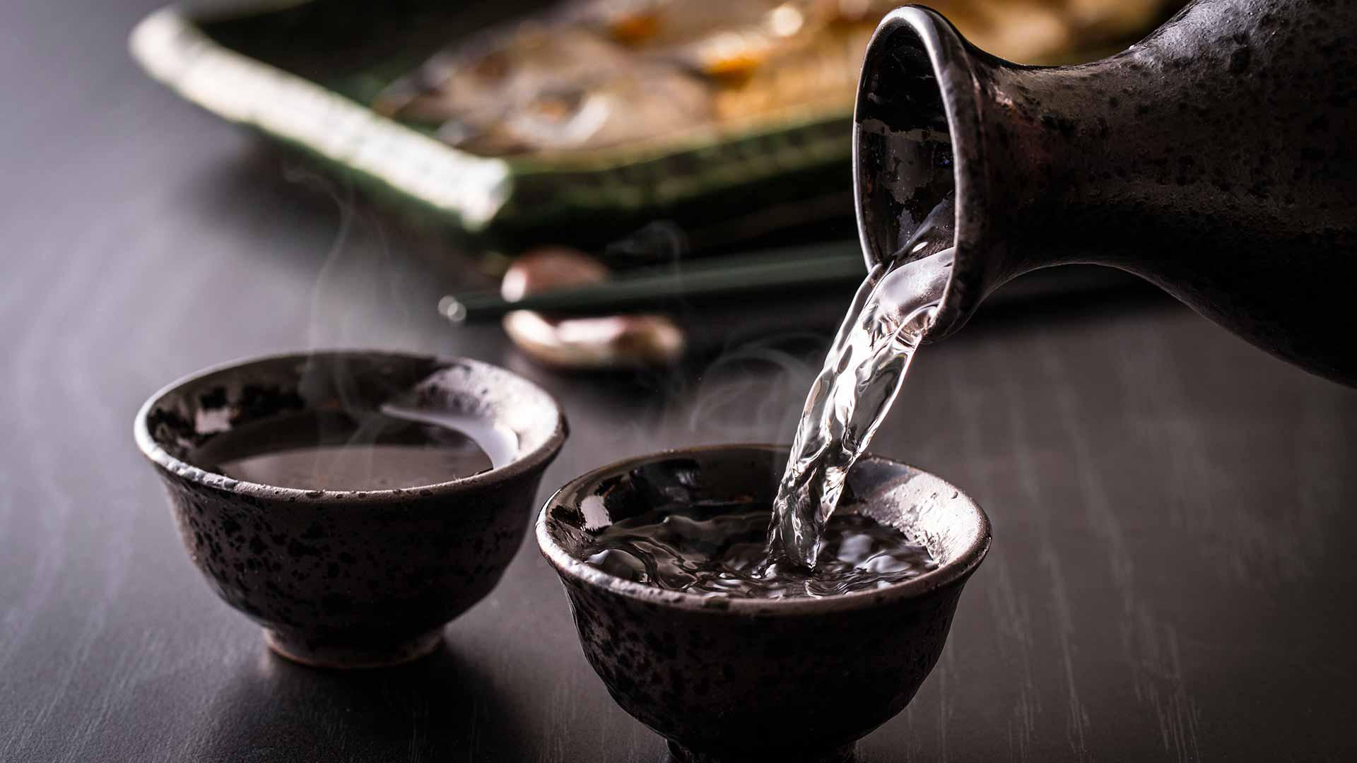 Pouring Sake