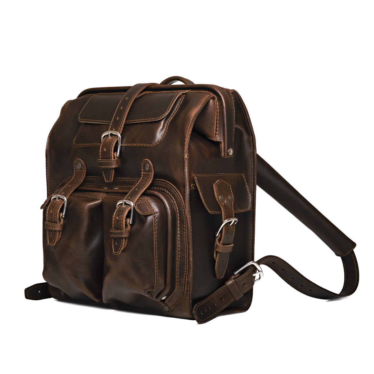 Big Mouth Full-Grain Leather Backpack
