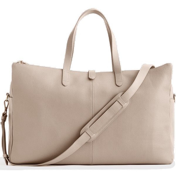 Nora Italian Leather Triple Compartment Weekender Duffel