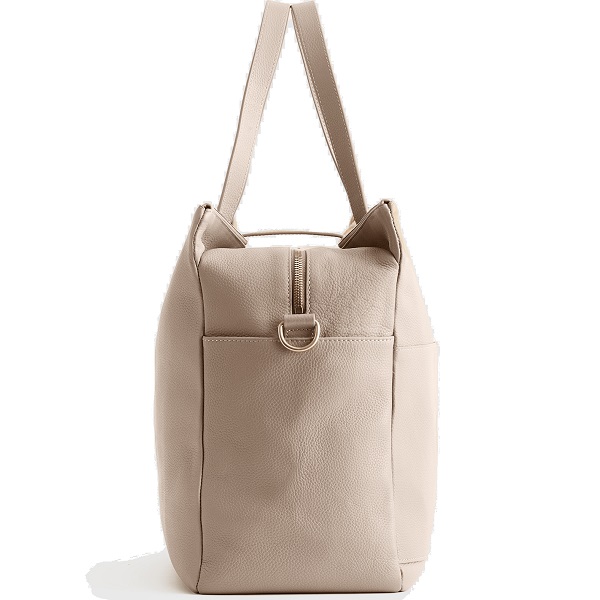 Image 4 of article Nora Italian Leather Triple Compartment Weekender Duffel