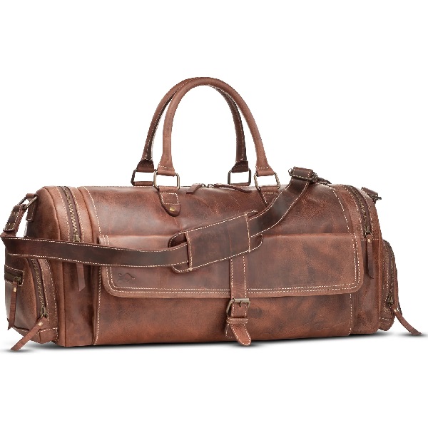 Viator Buffalo Leather Duffel Bag