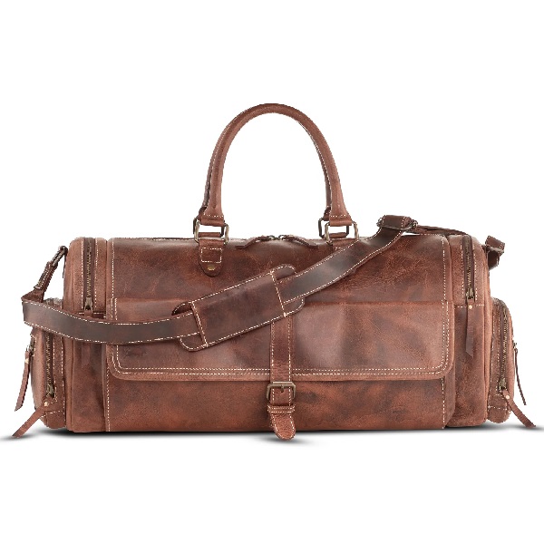 Image 2 of article Viator Buffalo Leather Duffel Bag