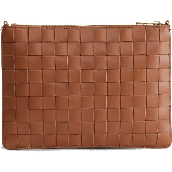 Image 2 of article Charlotte Italian Leather Handwoven Convertible Crossbody