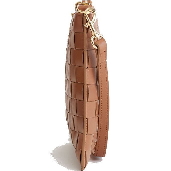 Image 3 of article Charlotte Italian Leather Handwoven Convertible Crossbody